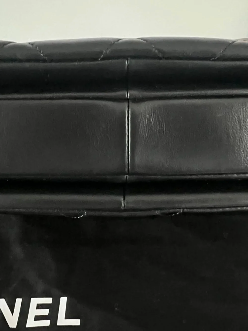 Lambskin Quilted Small Trendy CC Dual Handle Flap Bag Black
